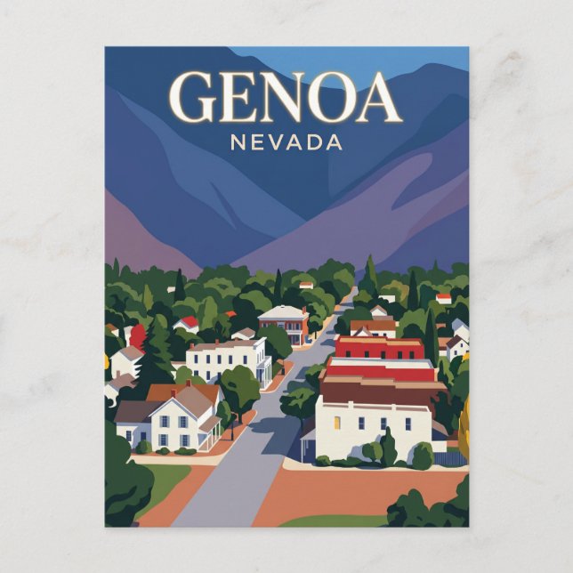 Genoa USA Postcard (Front)