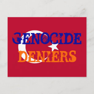 Genocide Deniers Postcard