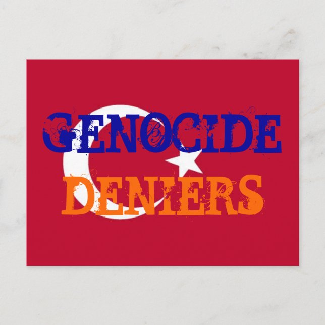 Genocide Deniers Postcard (Front)