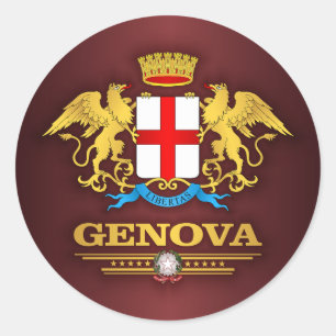 Genova (Genoa) Classic Round Sticker