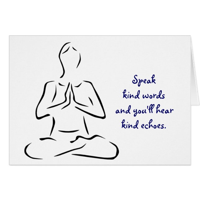 Genre Mots Yoga Pose (Devant horizontal)