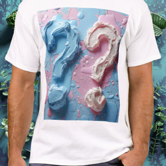 Genre Reveal T-shirt garçon ou fille texte personn