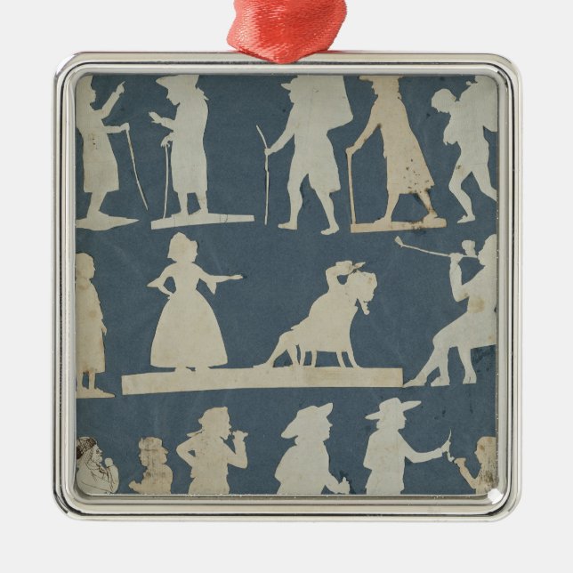 Genre Scene Metal Ornament (Front)