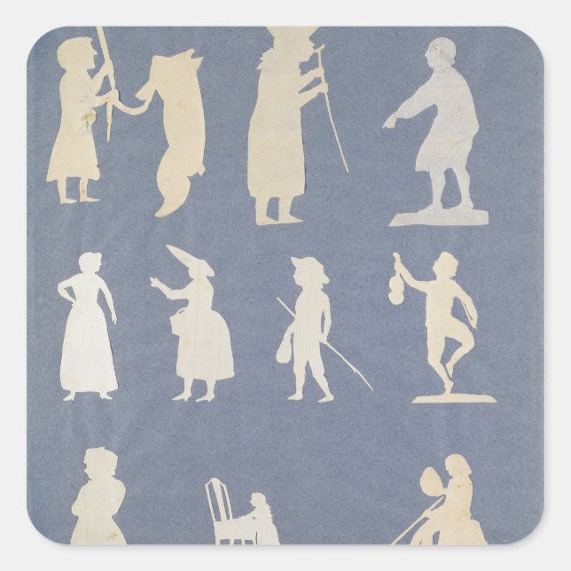 Genre Scene Square Sticker (Front)