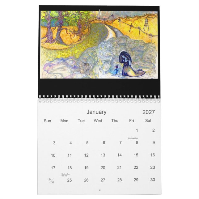 Gen's 2010 Calendar (Jan 2027)