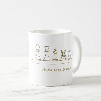 Gens Una Sumus chess  Coffee Mug