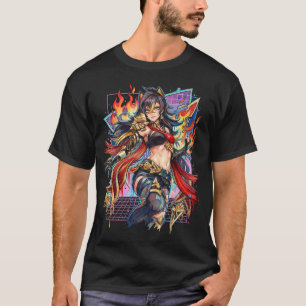 Genshin Impact Dehya Vaporwave Aesthetic T-Shirt