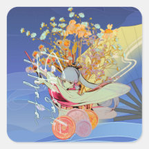 Genshin Impact Kamisato Ayaka Flores Anime Drawing