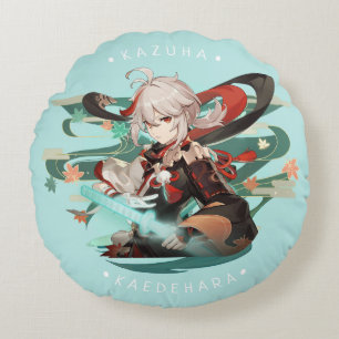 Genshin Impact: Kazuha Kaedehara Round Pillow