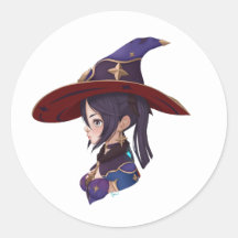 Genshin Impact: Mona Sticker (fanart)