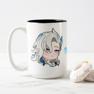 GENSHIN IMPACT NEUVILLETTE Chibi Two-Tone Coffee Mug