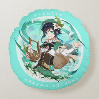 Genshin Impact: Venti Anemo Archon Round Pillow