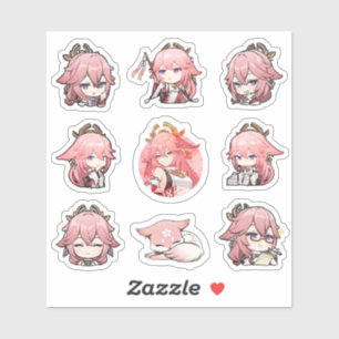 Genshin Impact Yae Miko Stickers