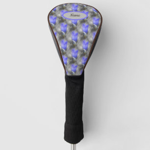 Gentian Flower Art Pattern Personalized  Golf Head Cover