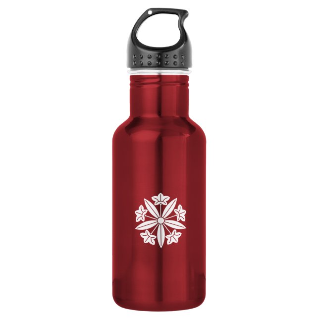 Gentian wheel 532 ml water bottle (Front)