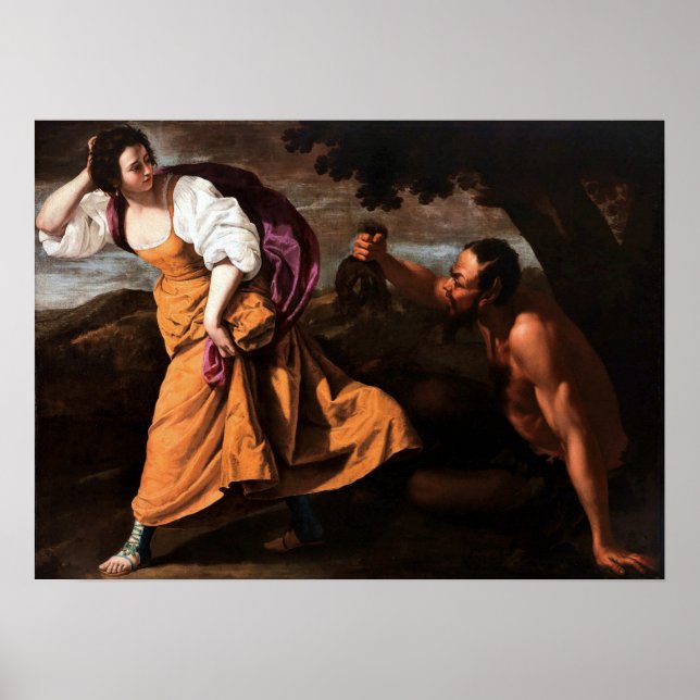 Gentileschi - Corsica And The Satyr Poster (Front)