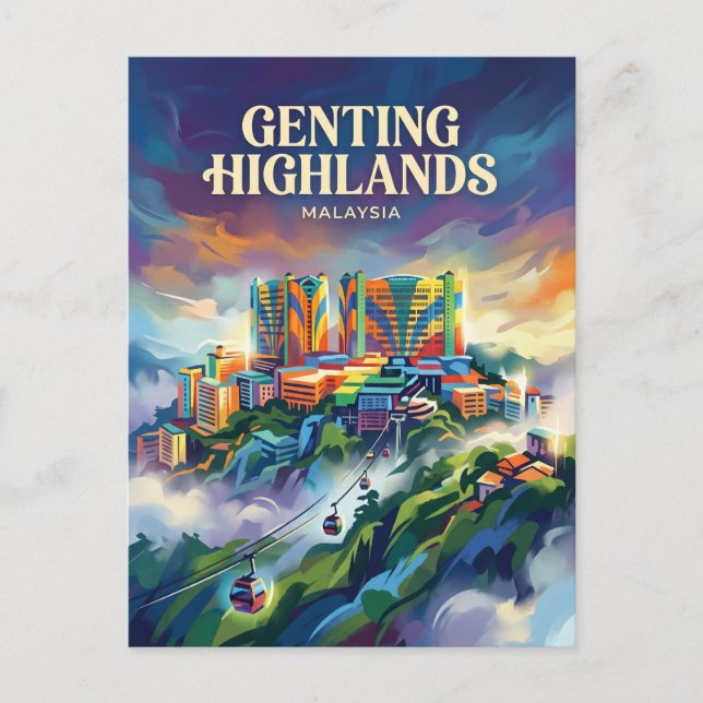 Genting Highlands Malaysia Postcard (Front)