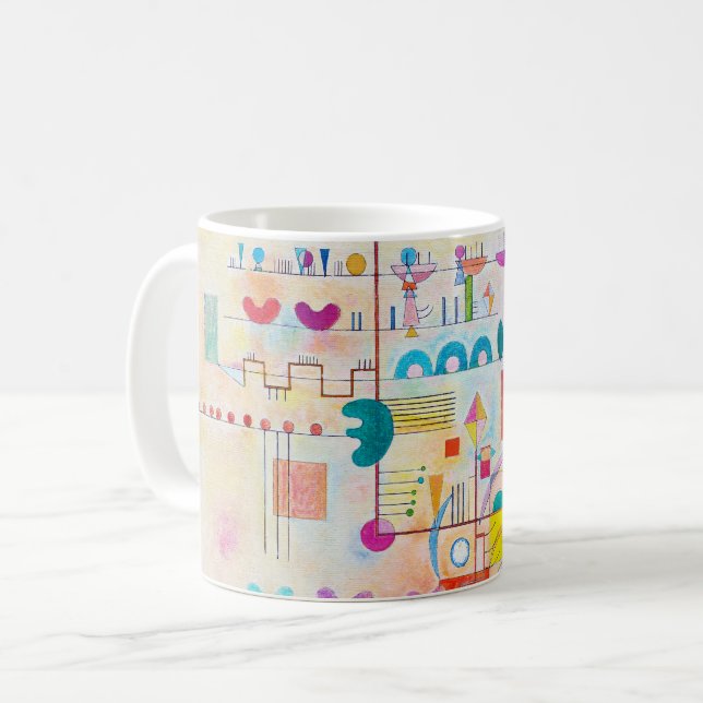 Gentle Accent, Wassily Kandinsky Coffee Mug (Front Left)