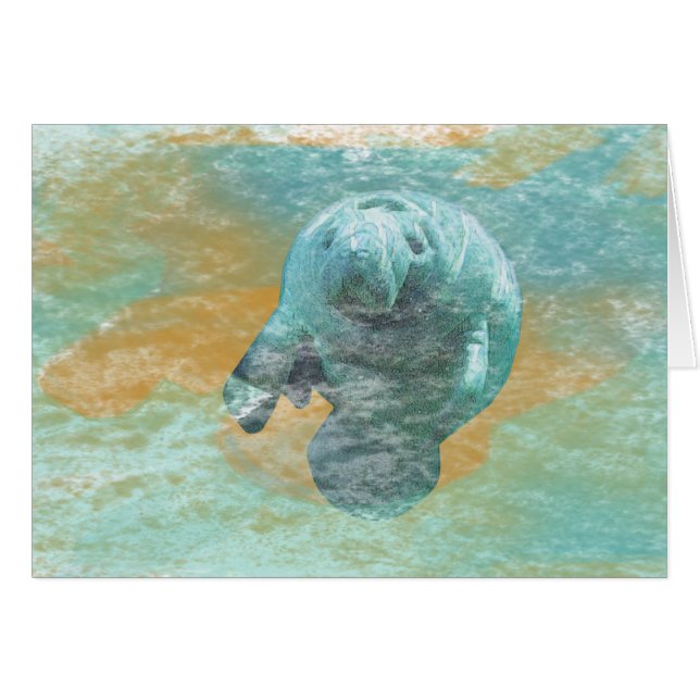 Gentle and Peaceful Manatee (Front Horizontal)