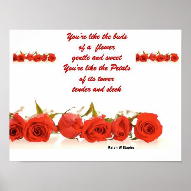 Gentle and sweet poster (Front)