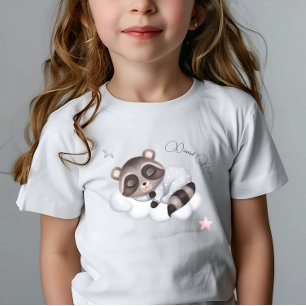 Gentle Baby Boy Raccoon Animal T-Shirt