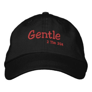 Gentle Bible Quotes Customize it Embroidered Hat