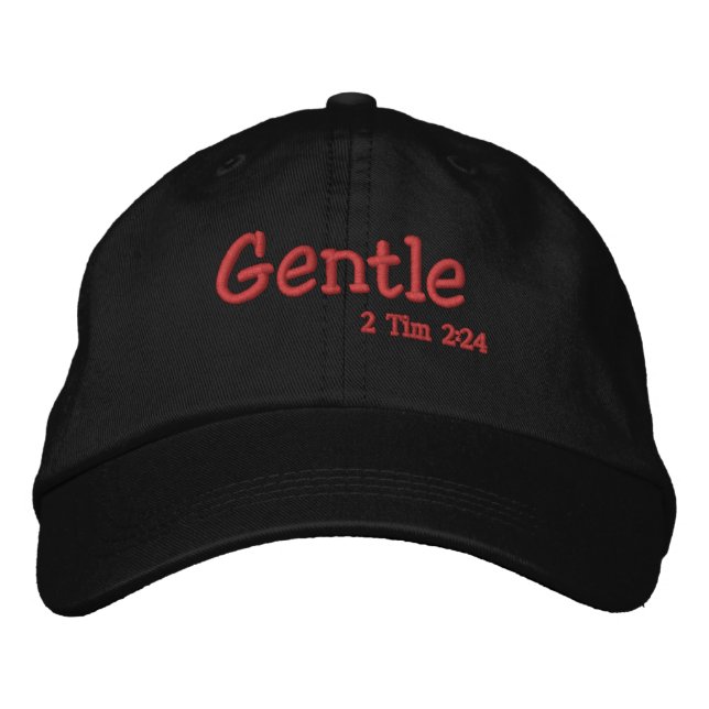 Gentle Bible Quotes Customize it Embroidered Hat (Front)