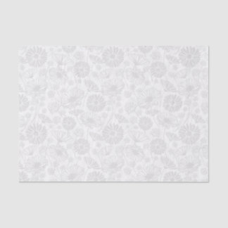 Gentle Bloom (Grey | White) Tissue Paper