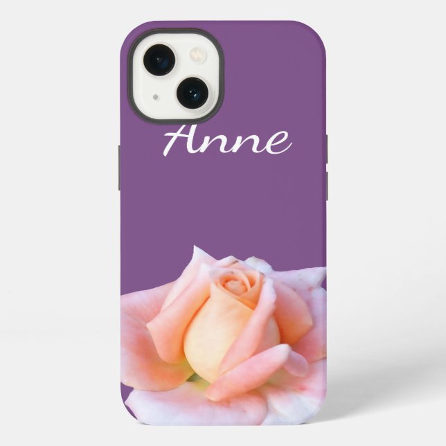 Gentle Blossom Personalized iPhone Case (Back)