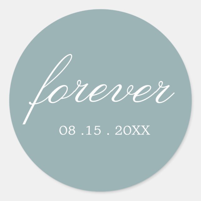 Gentle Botanics Forever Round Sticker (Front)