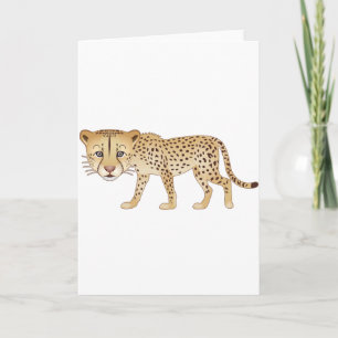 Gentle Cheetah Card