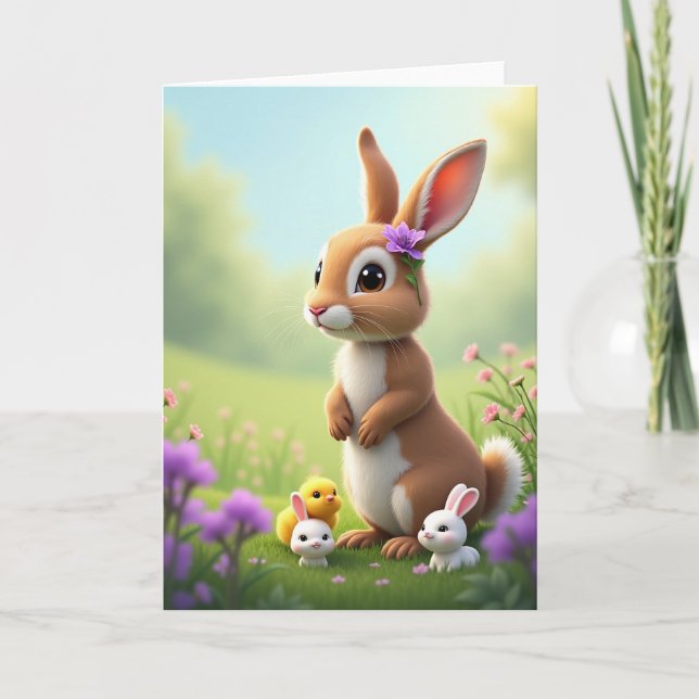 Gentle Creature Friends Card (Front)