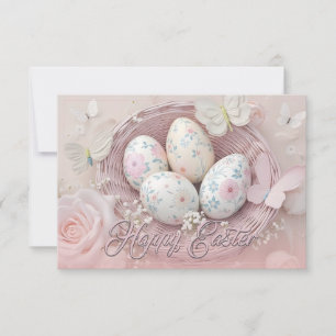 Gentle Easter Joy with Floral Motif