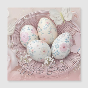 Gentle Easter Joy with Floral Motif