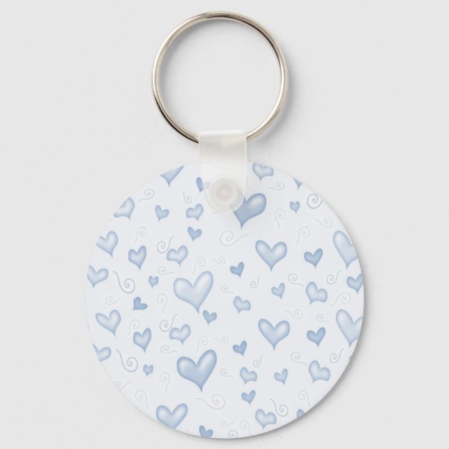 Gentle Elegant Hearts Keychain (Front)