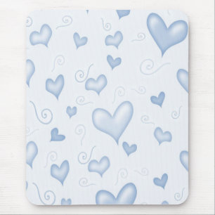 Gentle Elegant Hearts Mouse Pad