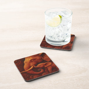 Gentle Elephants Beverage Coaster