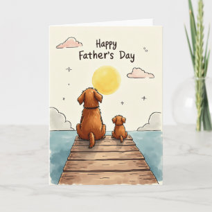 Gentle Fathers Day Scene Card