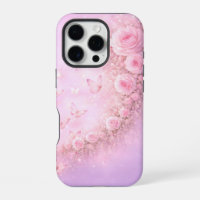 Gentle Floral Pattern – Soft Pink Roses with Soft 