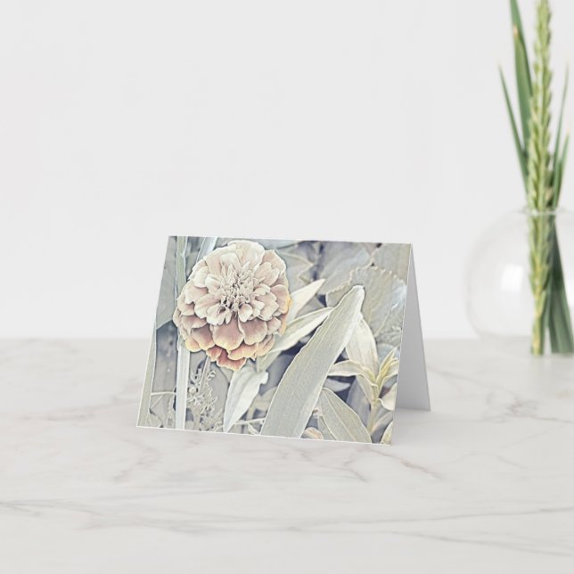 Gentle Flower - Blank Card (Front)