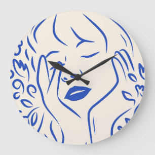 Gentle Flower Dream Large Clock