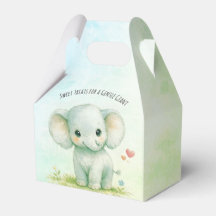 Gentle Giant Elephant Green Safari Baby Shower