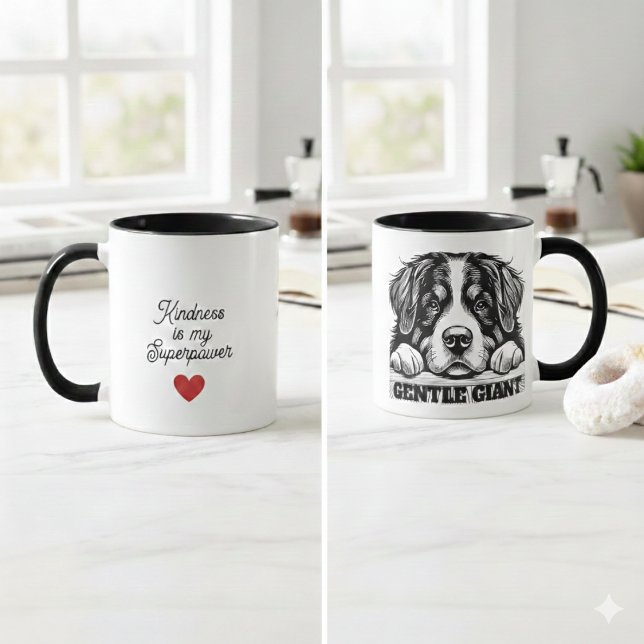 Gentle Giant Inspirational Quote Coffee Mug (Créateur téléchargé)