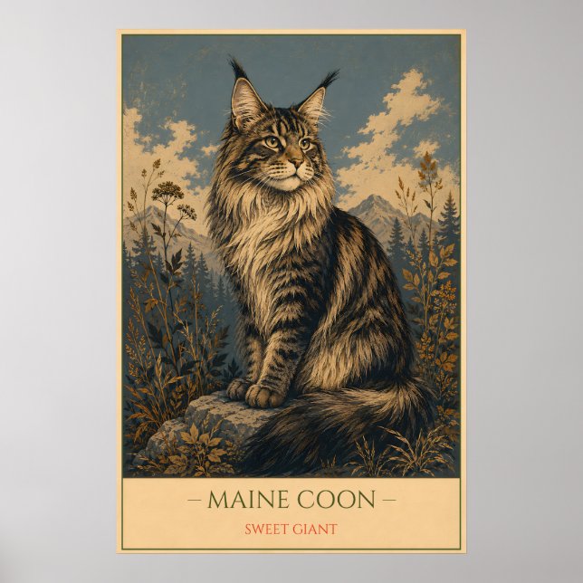 Gentle Giant: Maine Coon Poster (Front)
