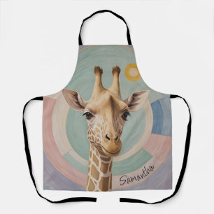 Gentle Giant: Pastel Giraffe Apron