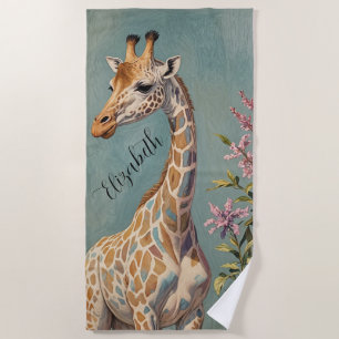 Gentle Giant Personalised Beach Towel