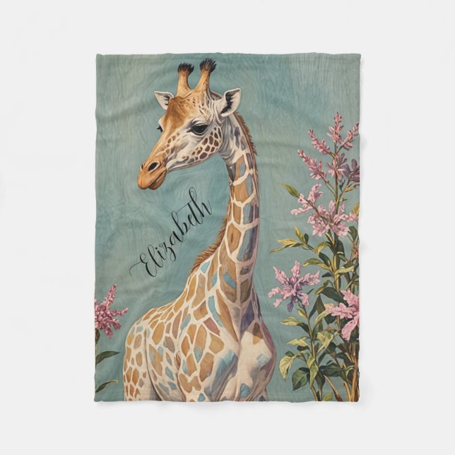 Gentle Giant Personalized  Fleece Blanket (Front)