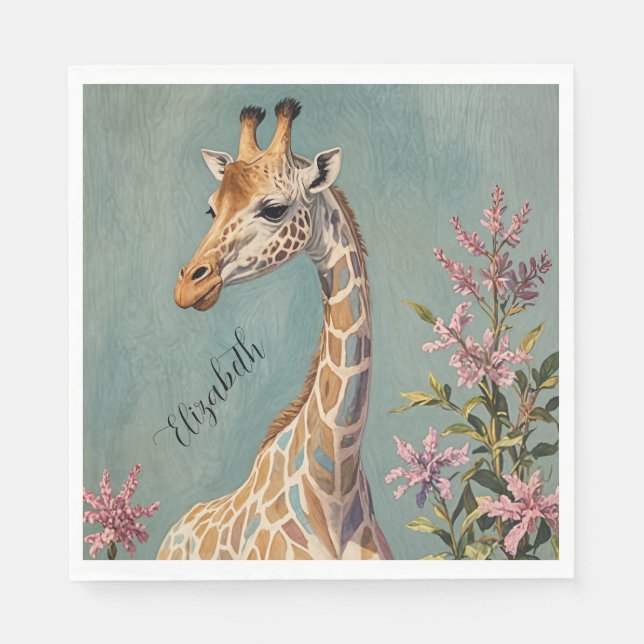 Gentle Giant Personalized  Napkin (Front)