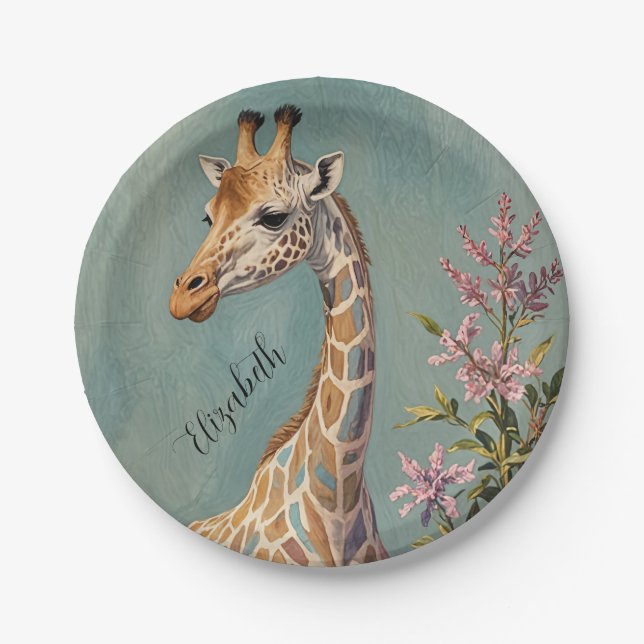 Gentle Giant Personalized  Paper Plate (Front)
