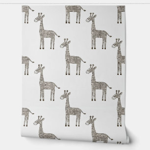 Gentle Giraffes Wallpaper